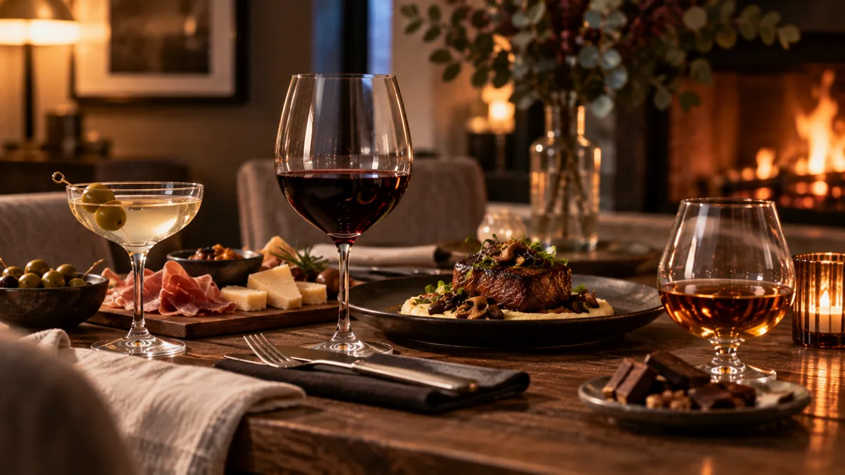 Jesenja večera u tri čaše: Aperitiv, vino i digestiv